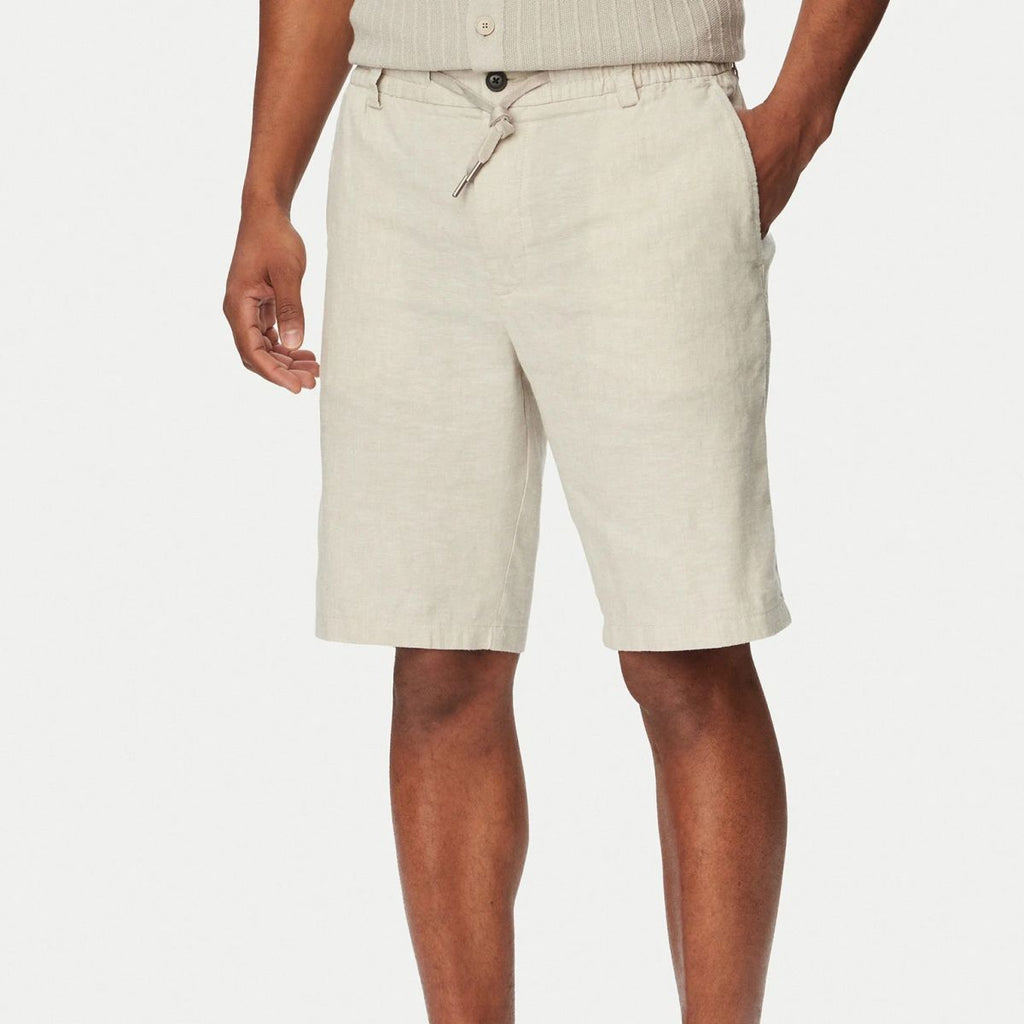 Boss Tapered Chino Korte Broek Grijs