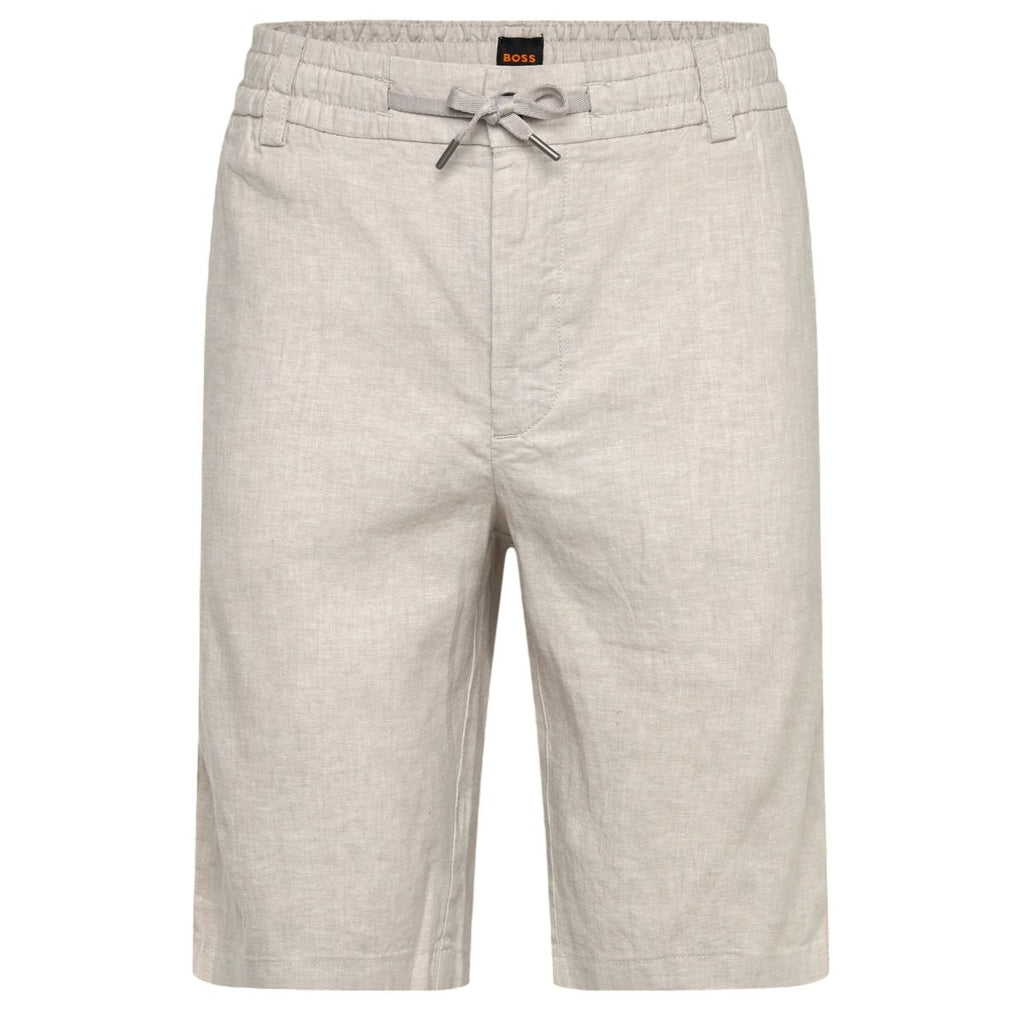 Boss Tapered Chino Korte Broek Grijs