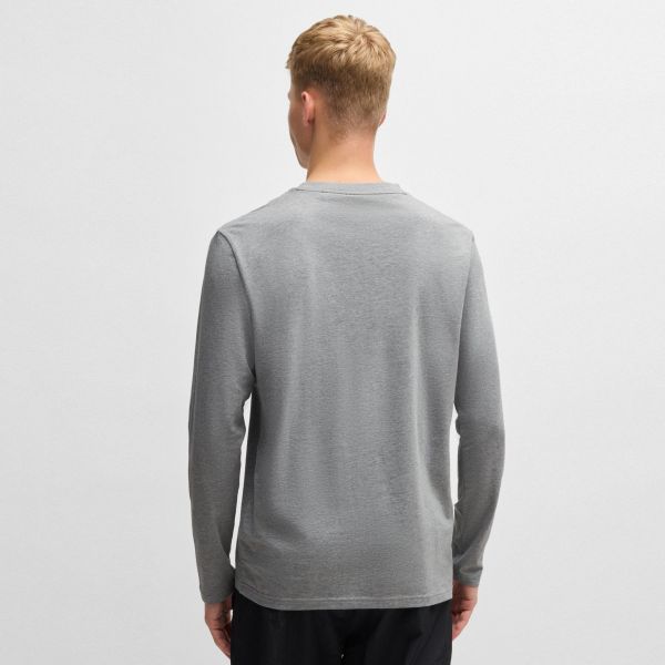 Boss Tchark Longsleeve T-shirt Grijs