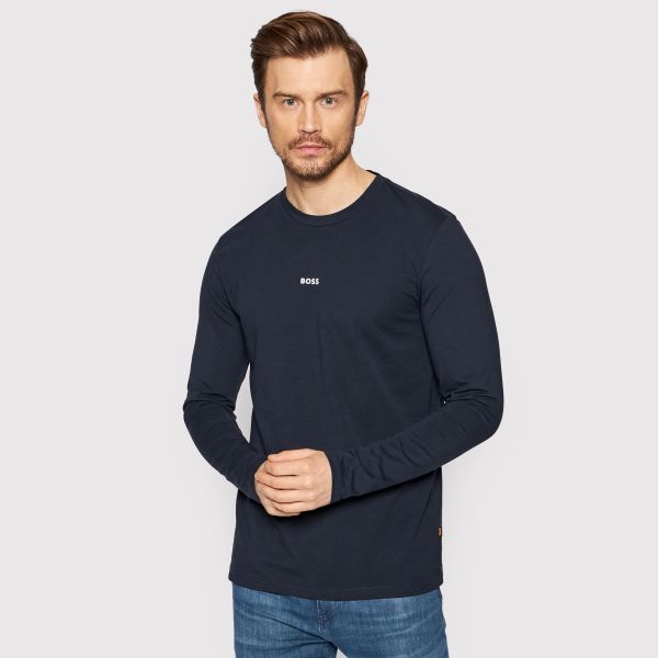 Boss Tchark Longsleeve T-shirt Navy