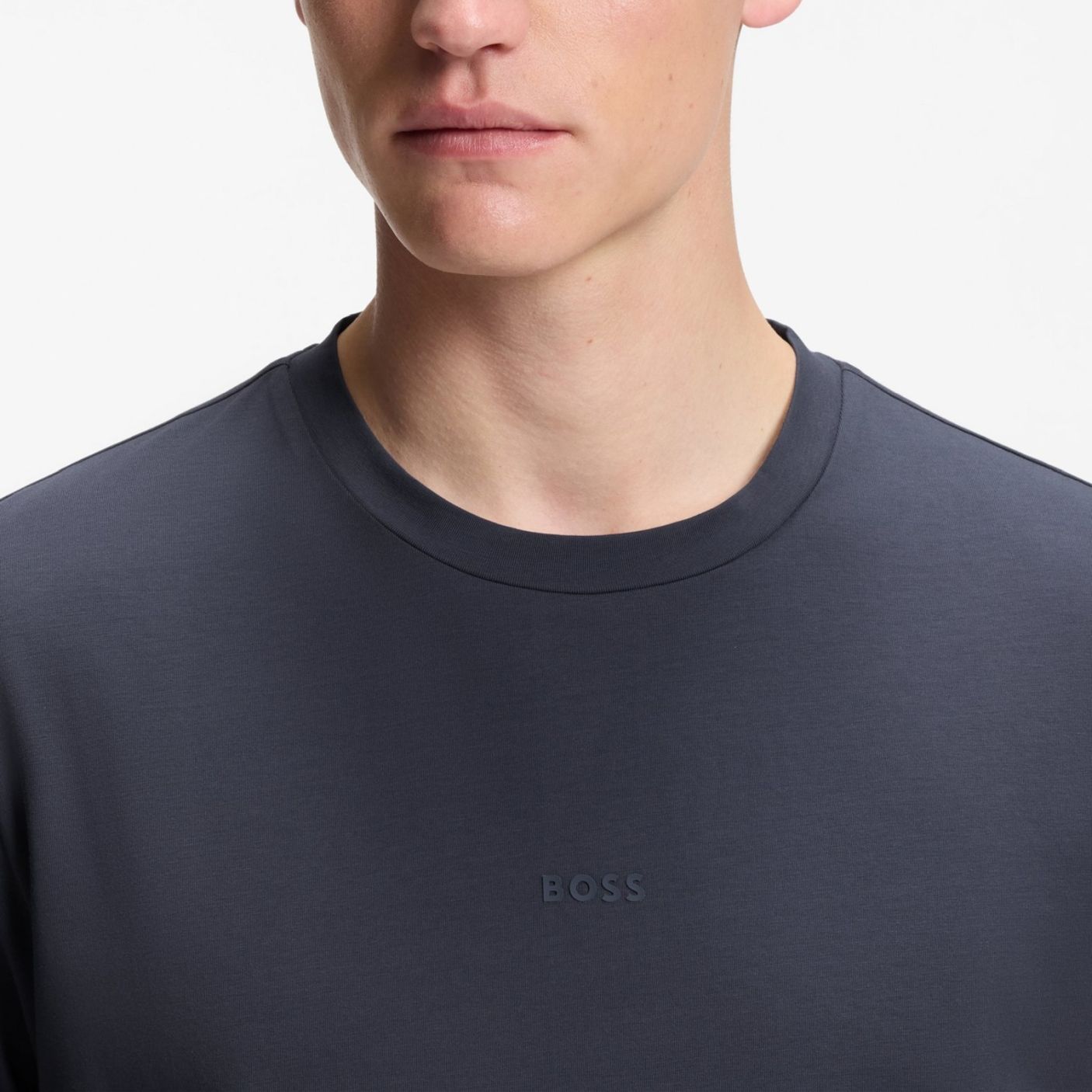 Boss Tchup T-shirt Donker Blauw