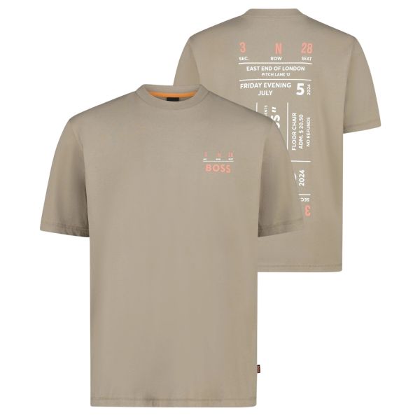 Boss Te Records T-shirt Bruin
