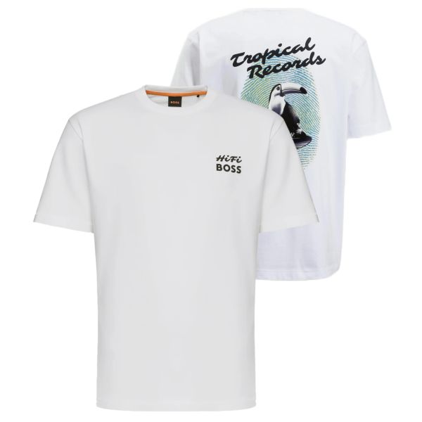 Boss Te Records T-shirt Wit