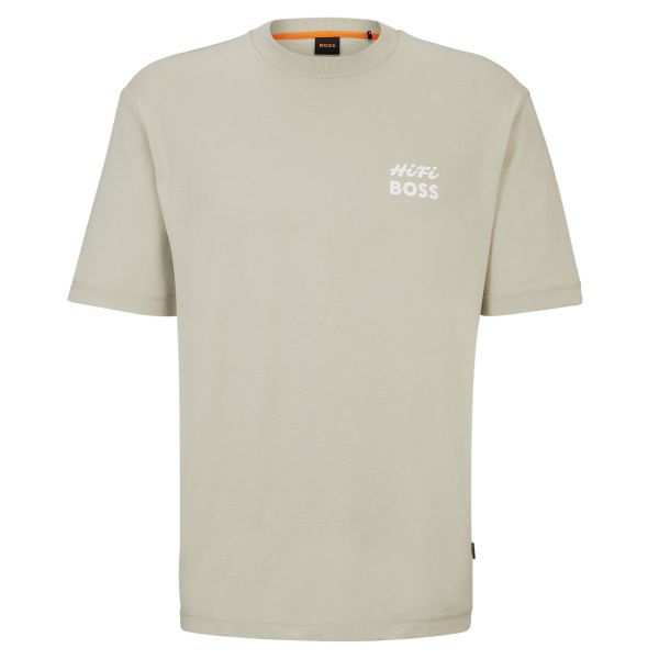Boss Te Records T-shirt Beige