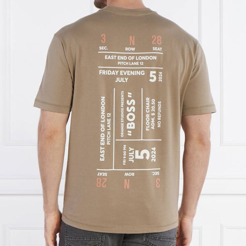Boss Te Records T-shirt Bruin