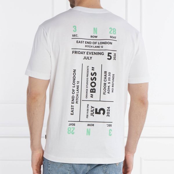 Boss Te Records T-shirt Wit