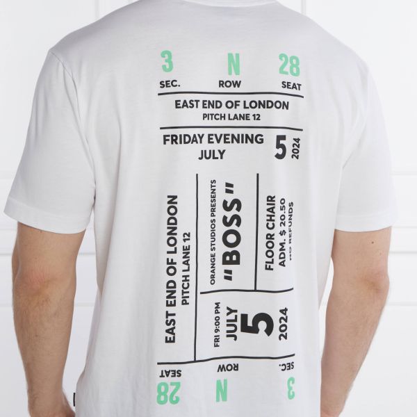 Boss Te Records T-shirt Wit