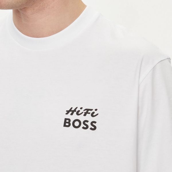 Boss Te Records T-shirt Wit