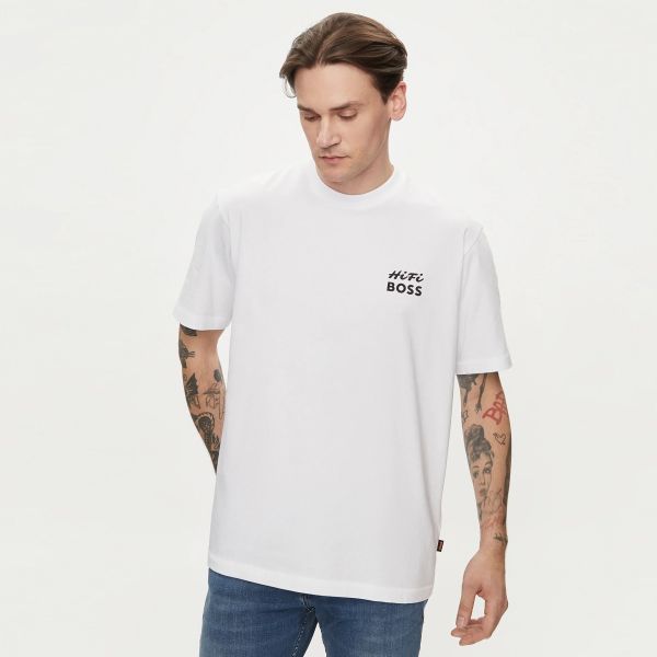 Boss Te Records T-shirt Wit