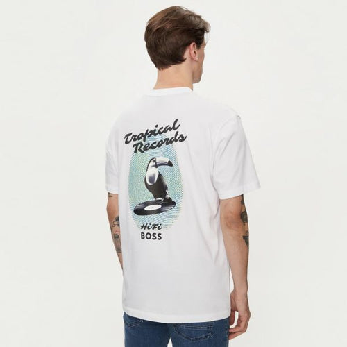 Boss Te Records T-shirt Wit
