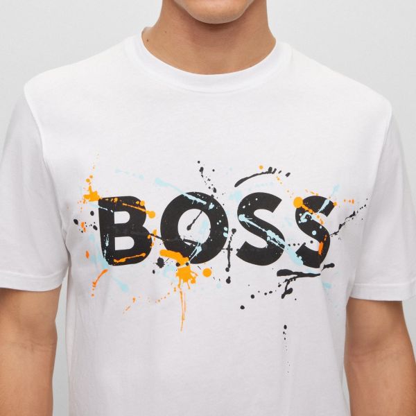 Boss TeeArt T-shirt Wit