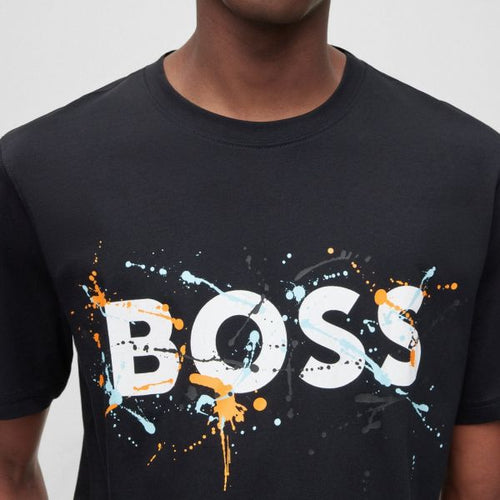 Boss TeeArt T-shirt Zwart