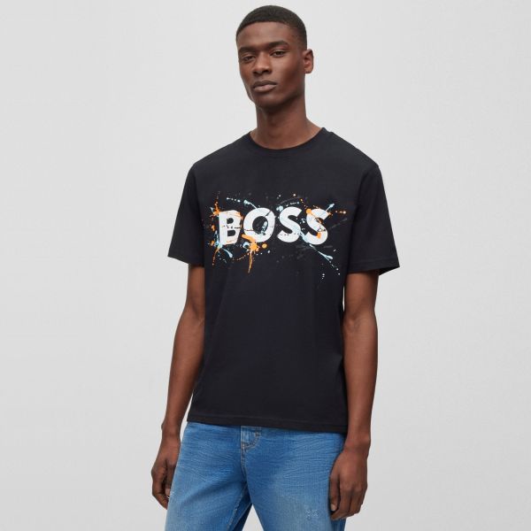 Boss TeeArt T-shirt Zwart