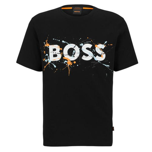 Boss TeeArt T-shirt Zwart