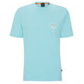 Boss TeeEggcellent T-shirt Blauw