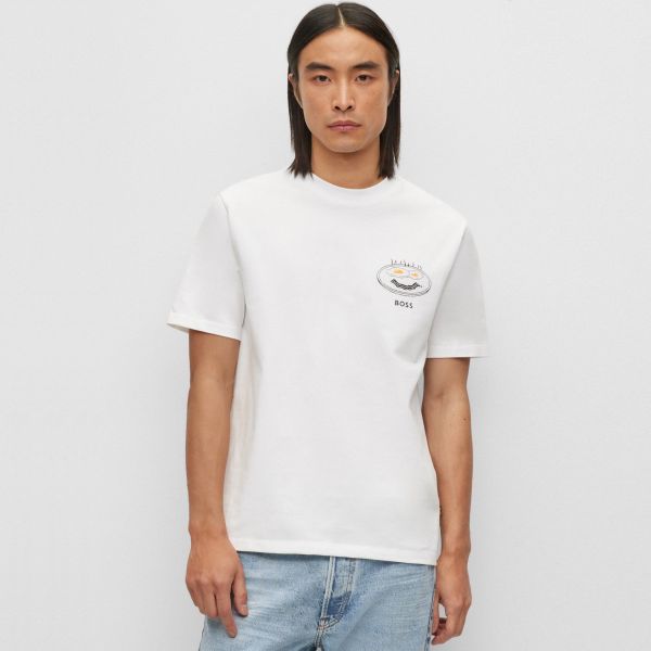 Boss TeeEggcellent T-shirt Wit