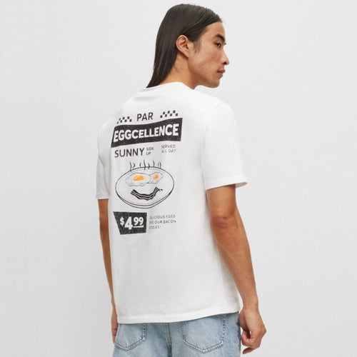 Boss TeeEggcellent T-shirt Wit