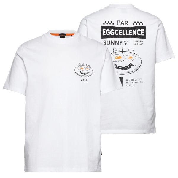 Boss TeeEggcellent T-shirt Wit