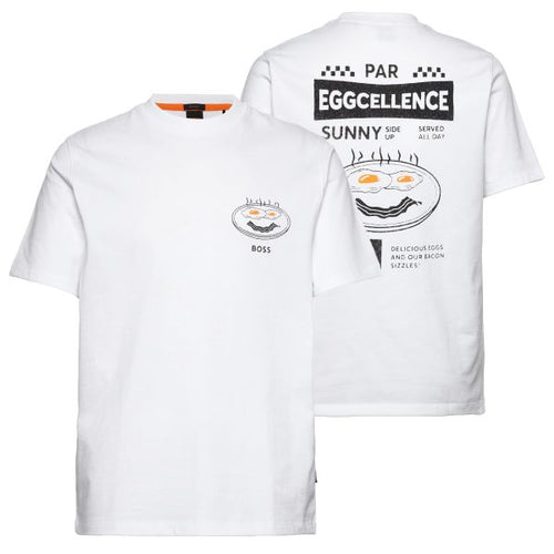 Boss TeeEggcellent T-shirt Wit