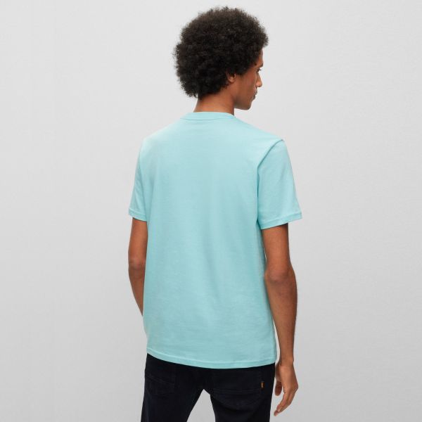 Boss TeeShark T-shirt Blauw