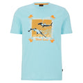 Boss TeeShark T-shirt Blauw