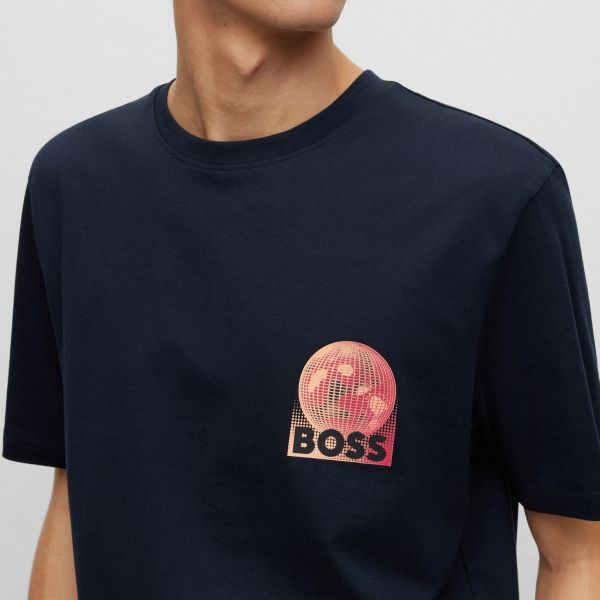 Boss TeeUniverse T-shirt Navy