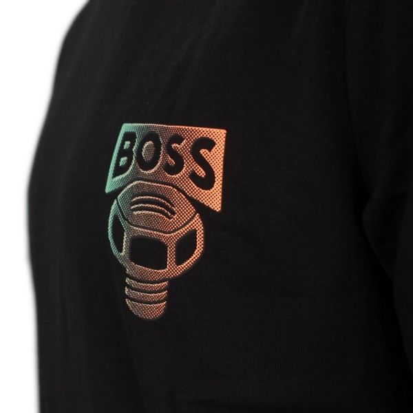Boss TeeUniverse T-shirt Zwart
