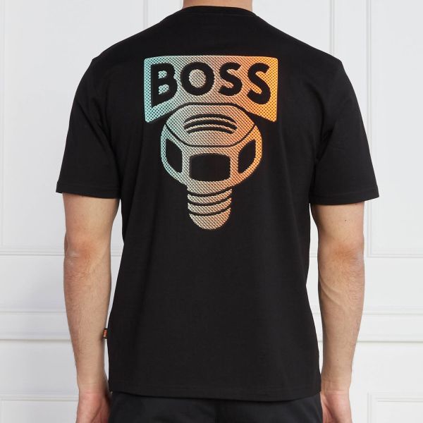 Boss TeeUniverse T-shirt Zwart