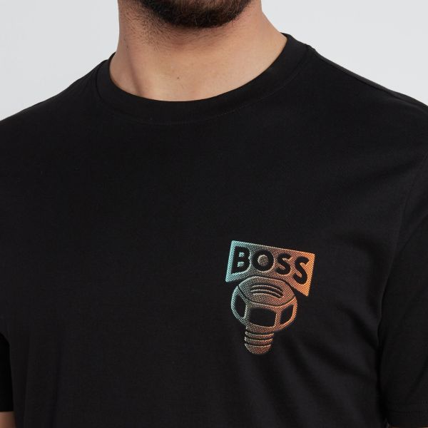 Boss TeeUniverse T-shirt Zwart