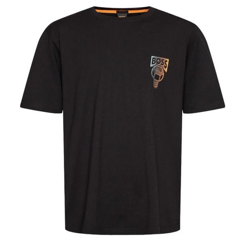 Boss TeeUniverse T-shirt Zwart