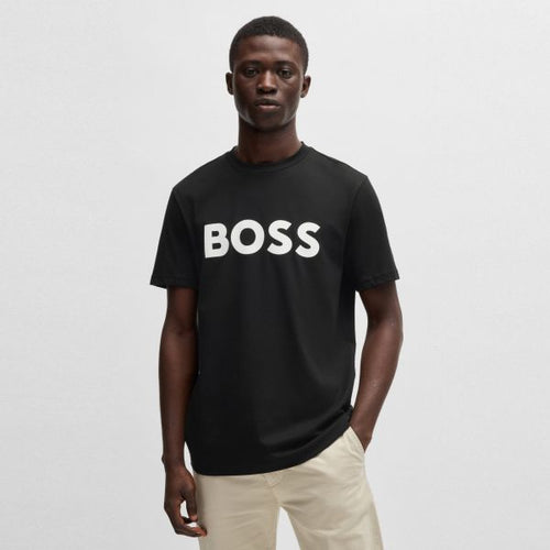Boss Thinking T-shirt Zwart
