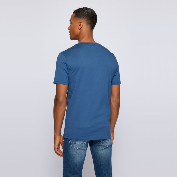 Boss Thinking T-shirt Blauw