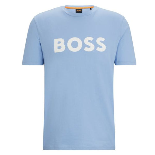 Boss Thinking T-shirt Licht Blauw