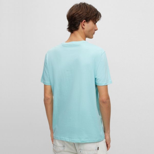 Boss Thinking T-shirt Licht Blauw