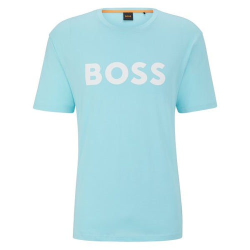 Boss Thinking T-shirt Licht Blauw