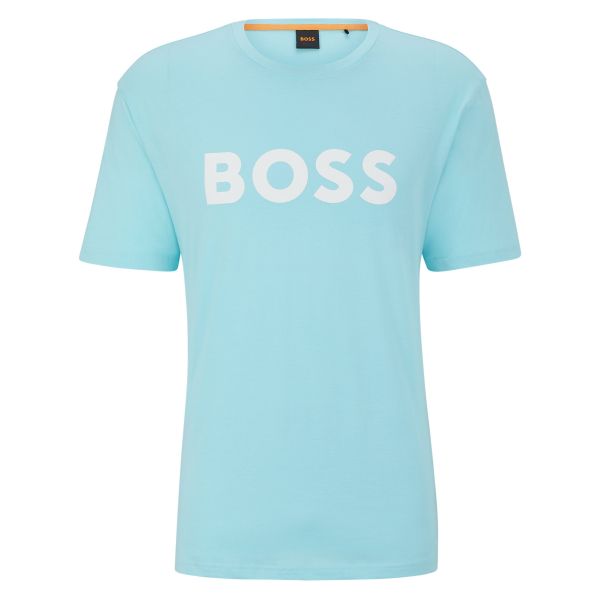 Boss Thinking T-shirt Licht Blauw
