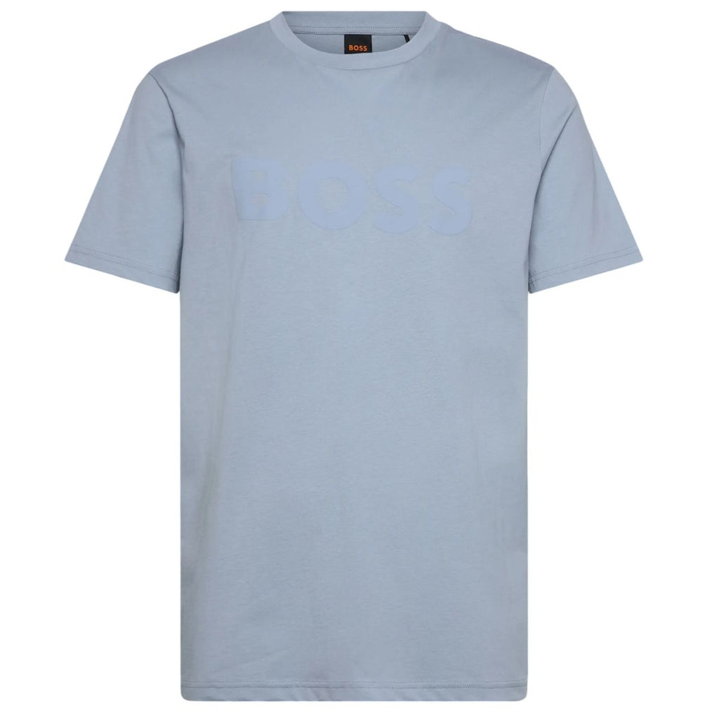 Boss Thinking T-shirt Licht Blauw