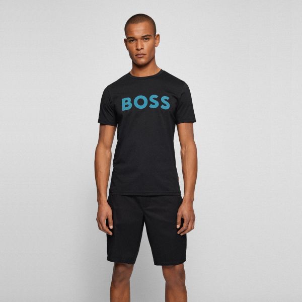 Boss Thinking T-shirt Zwart