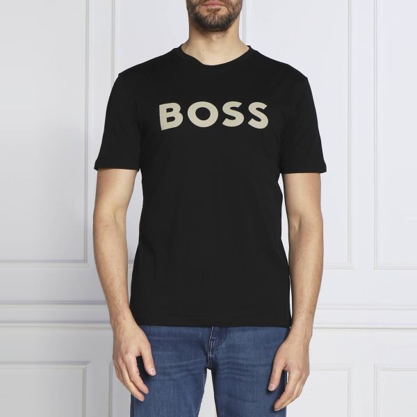 Boss Thinking T-shirt Zwart
