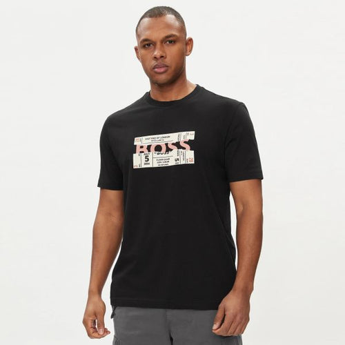 Boss Ticket T-shirt Zwart