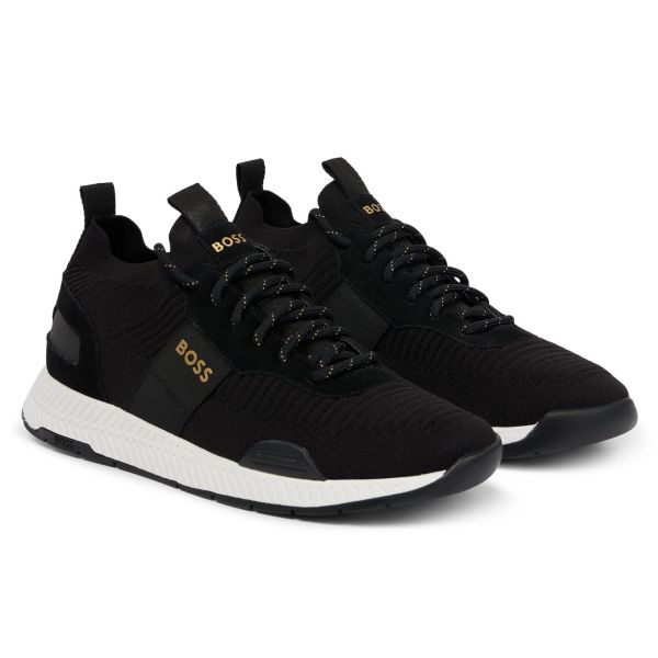 Boss Titanium Sneaker Zwart