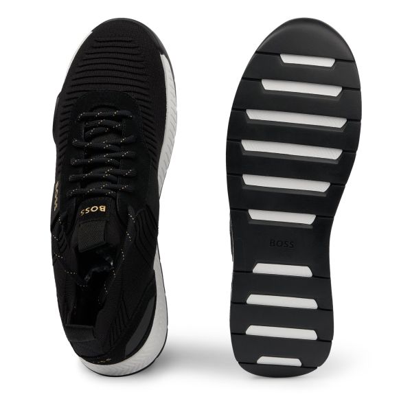 Boss Titanium Sneaker Zwart