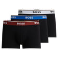 Boss Trunk Boxer 3-Pack Wit/Blauw/Rood