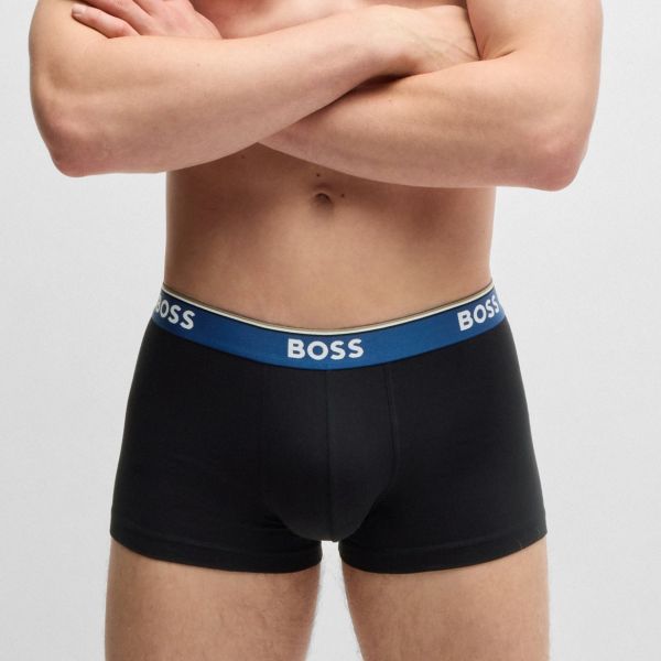 Boss Trunk Boxer 3-Pack Blauw/Groen