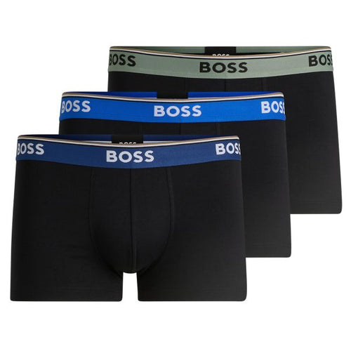 Boss Trunk Boxer 3-Pack Blauw/Groen