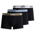 Boss Trunk Boxer 3-Pack Groen/Licht Blauw/Wit