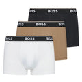 Boss Trunk Boxer 3-Pack Wit/Beige/Zwart