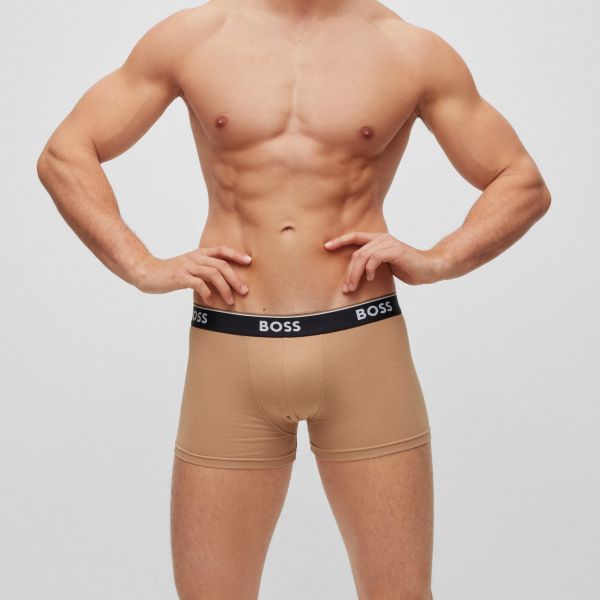 Boss Trunk Boxer 3-Pack Beige/Wit/Zwart