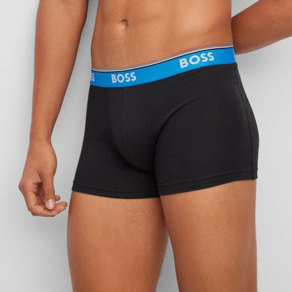 Boss Trunk Boxer 3-Pack Blauw/Zwart/Geel