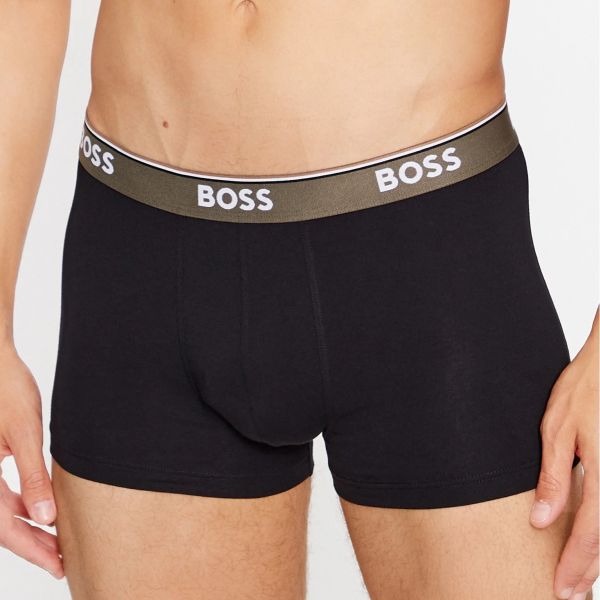 Boss Trunk Boxer 3-Pack Groen/Geel/Wit